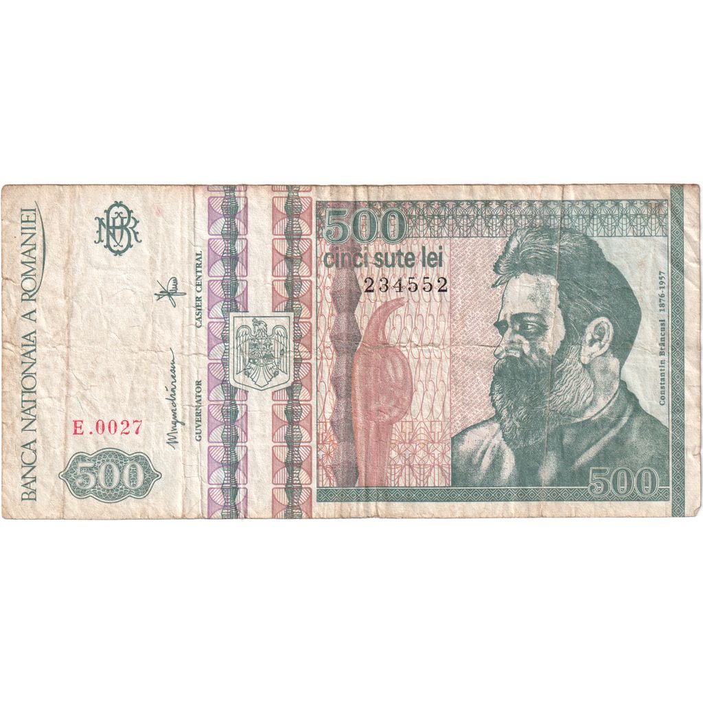 România, 
  
  500 lei, 
  
  VF(30-35)