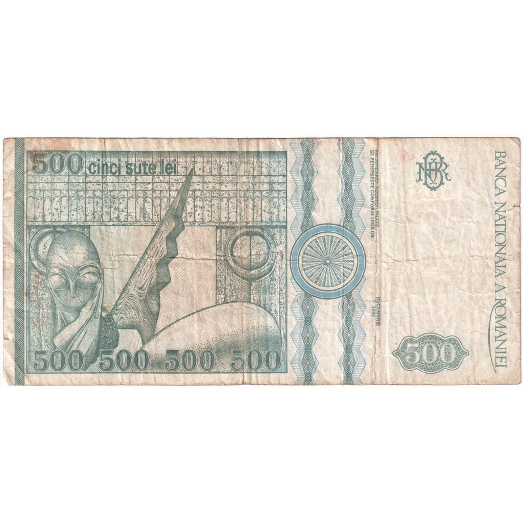 România, 
  
  500 lei, 
  
  VF(30-35)