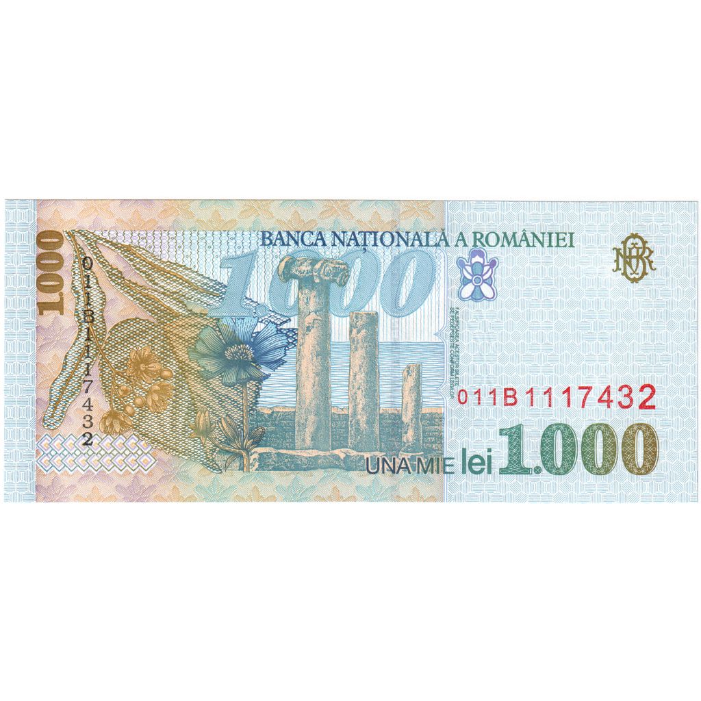 bancnota, 
  
  România, 
  
  1000 lei