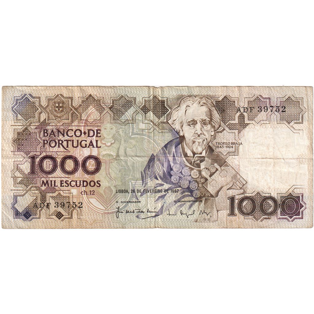 Portugalia, 
  
  1000 de escudo, 
  
  26-02-1987