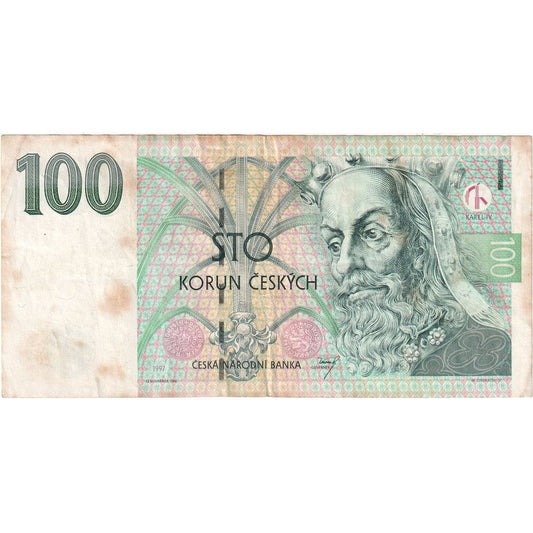 Republica Cehă, 
  
  100 de coroane, 
  
  VF(30-35)