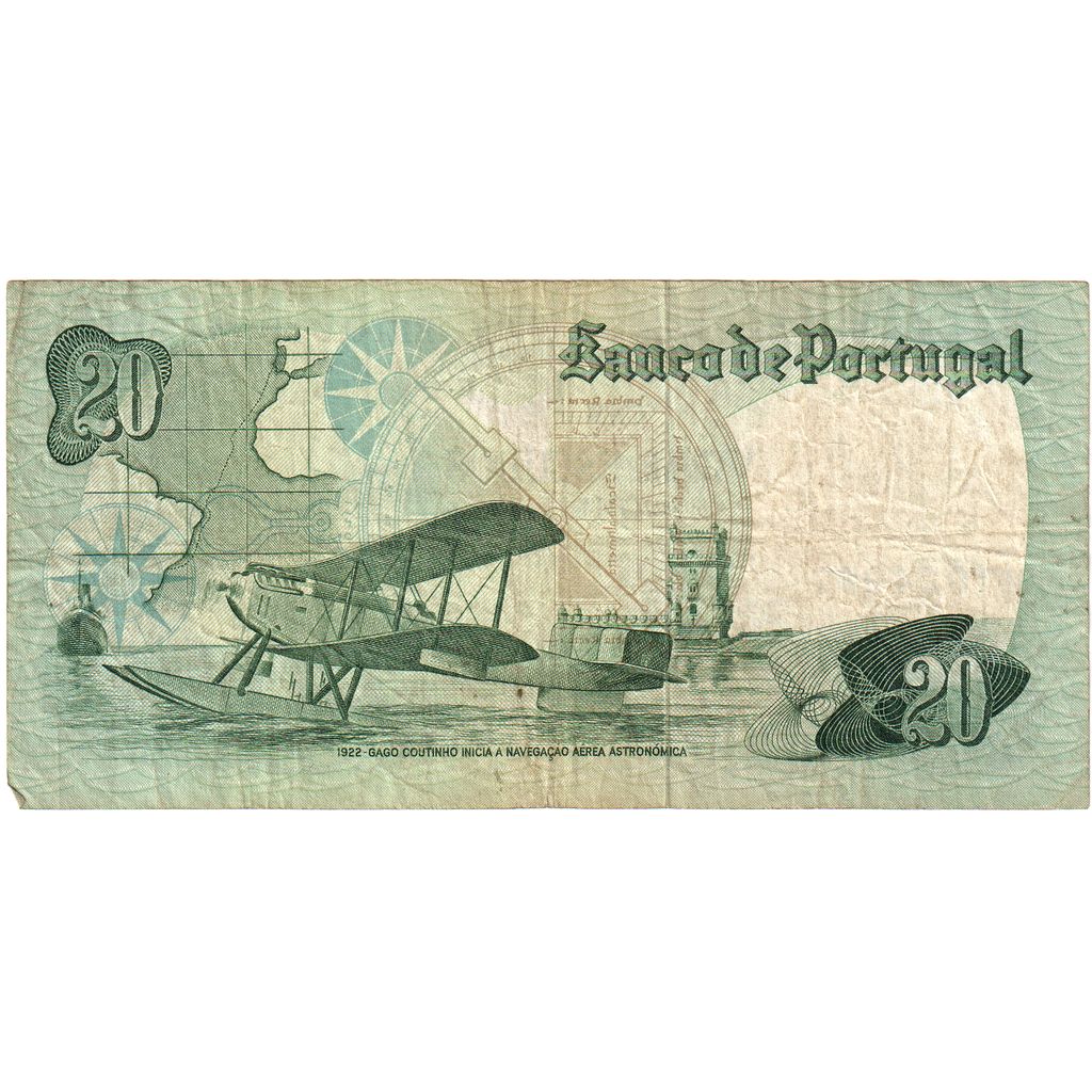 Portugalia, 
  
  20 escudo, 
  
  1978-10-04