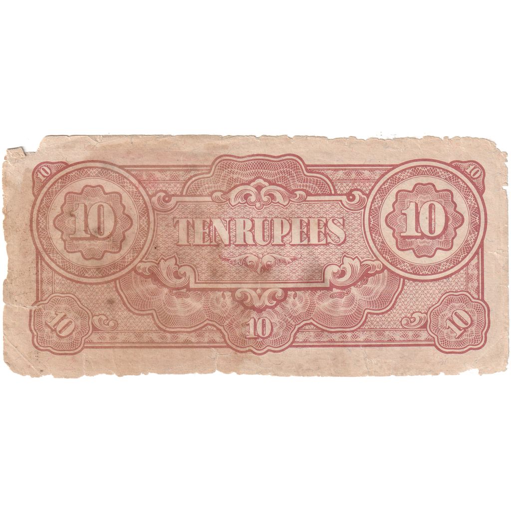 Birmania, 
  
  10 cenți, 
  
  VF(20-25)