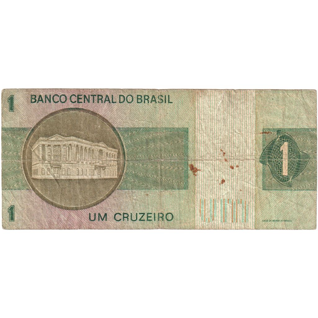 Brazilia, 
  
  1 Cruzeiro, 
  
  VF(20-25)