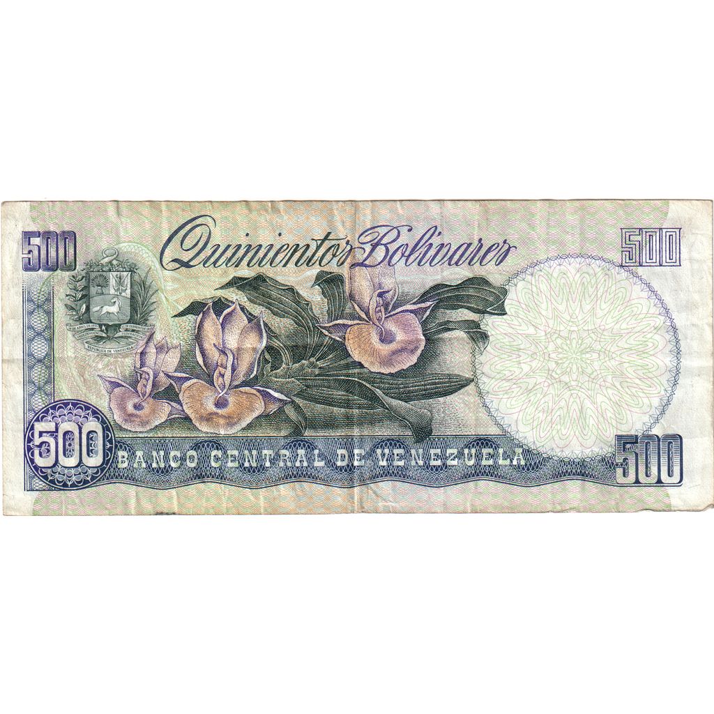 Venezuela, 
  
  500 bolivar, 
  
  1990-05-31