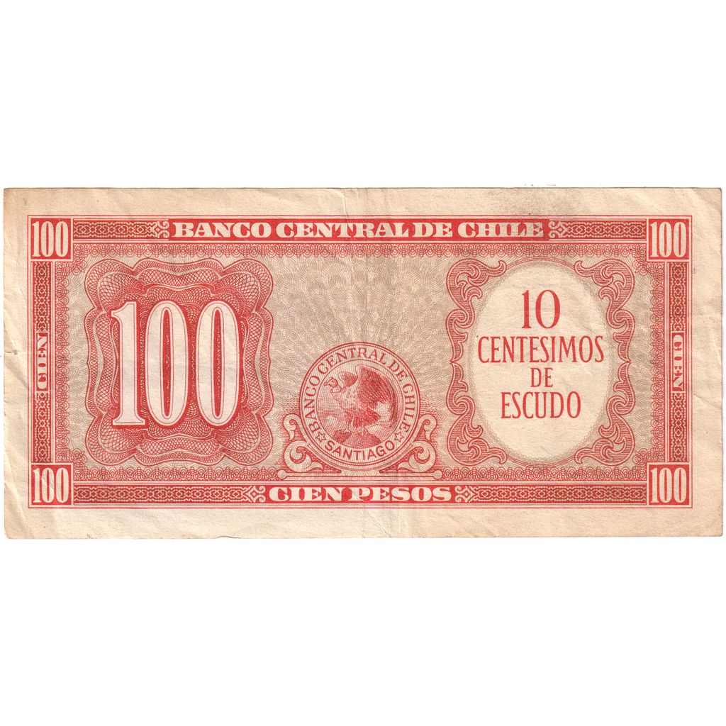 Chile, 
  
  100 Pesos = 10 Condores, 
  
  EF(40-45)