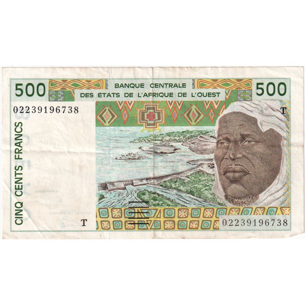 Statele Africii de Vest, 
  
  500 de franci, 
  
  Nedatat (2002)