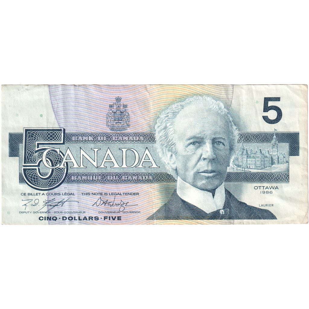 Canada, 
  
  5 dolari, 
  
  EF(40-45)