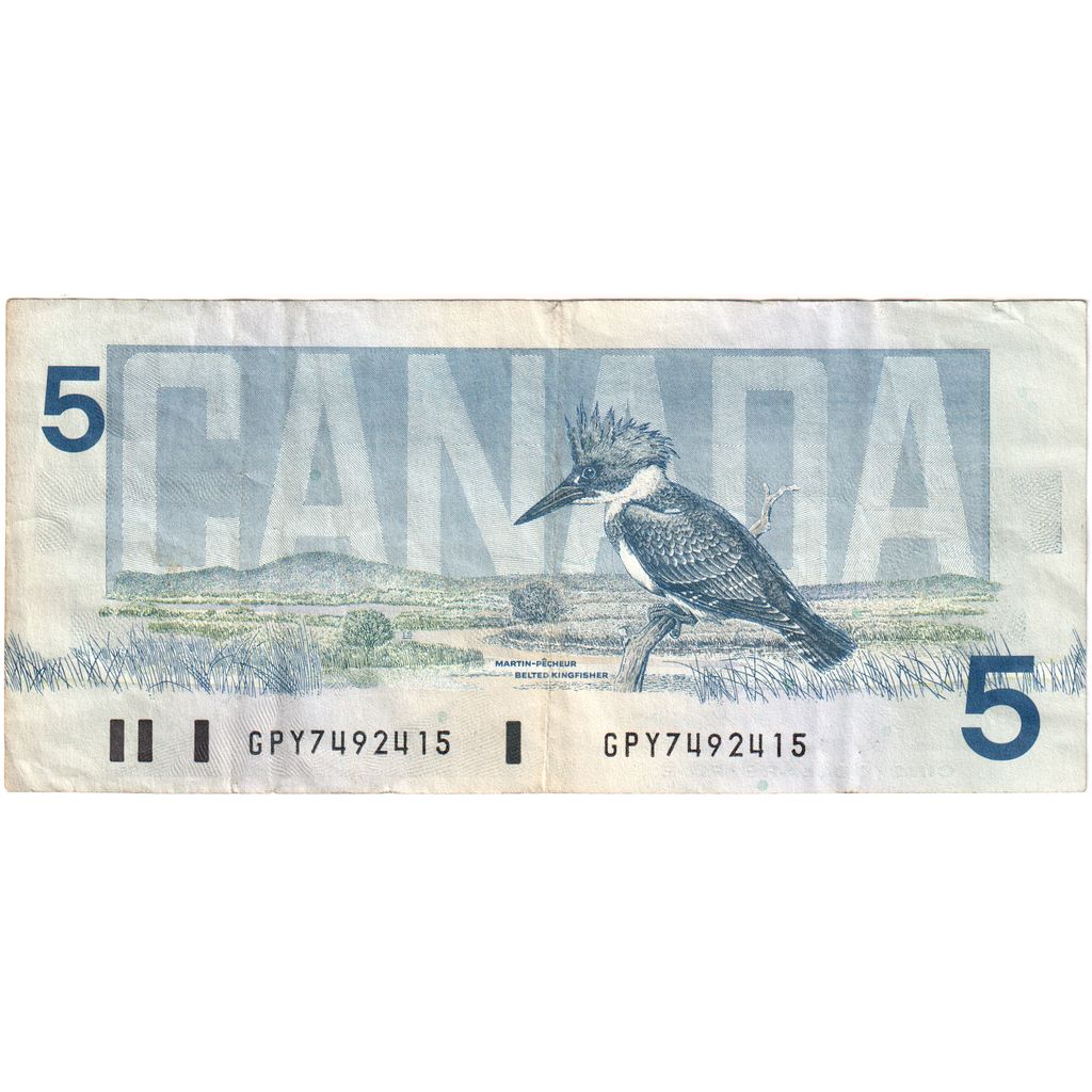 Canada, 
  
  5 dolari, 
  
  EF(40-45)