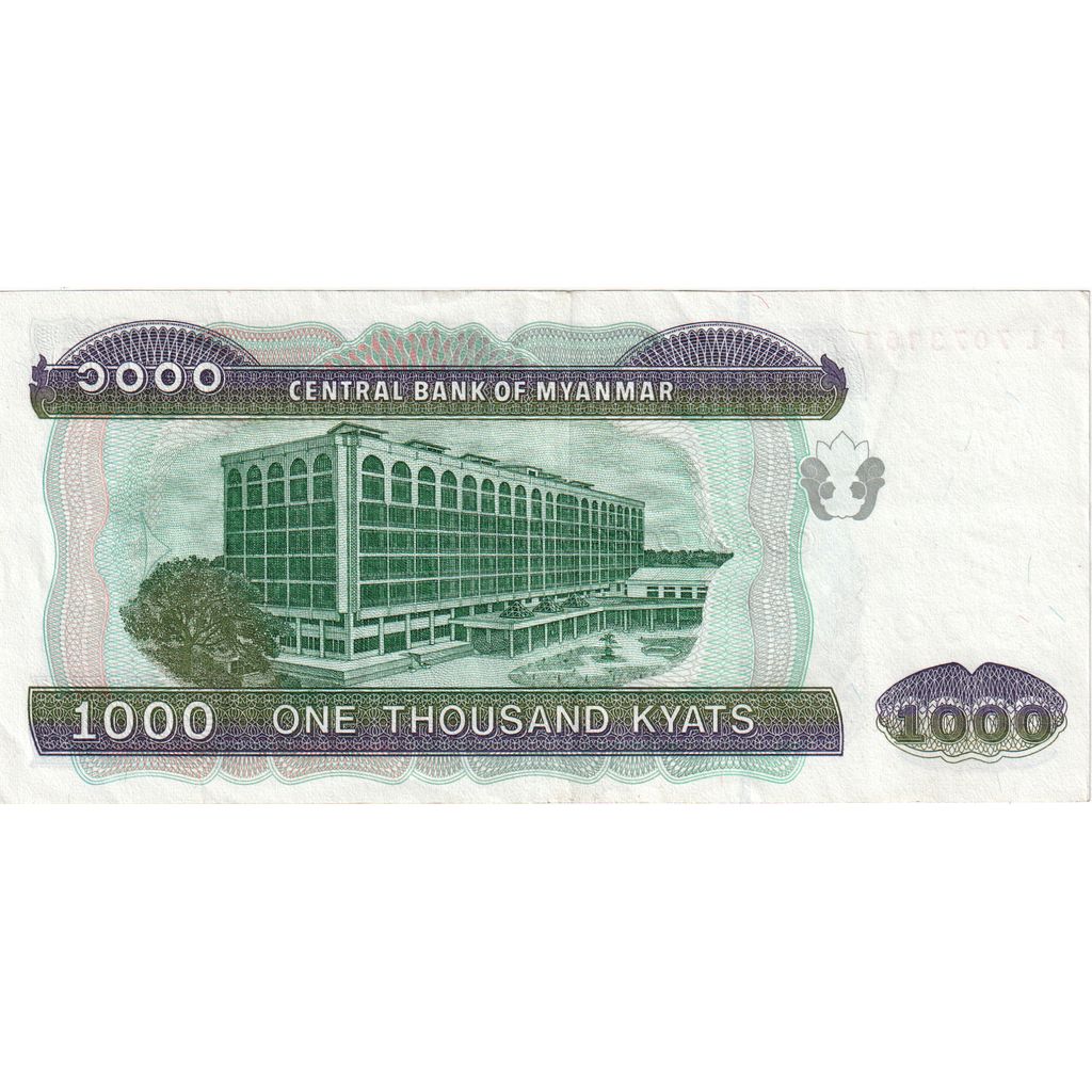 Myanmar, 
  
  1000 Kyats, 
  
  UNC(63)