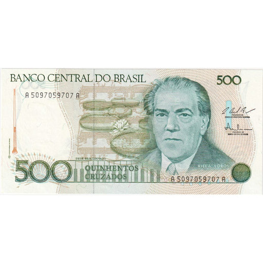 Brazilia, 
  
  500 Cruzados, 
  
  UNC(65-70)