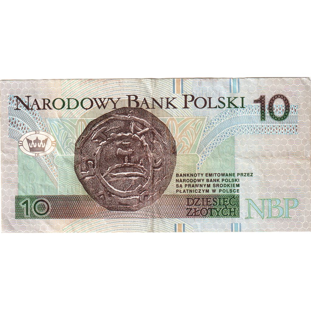 Polonia, 
  
  10 zlotici, 
  
  25-03-1994