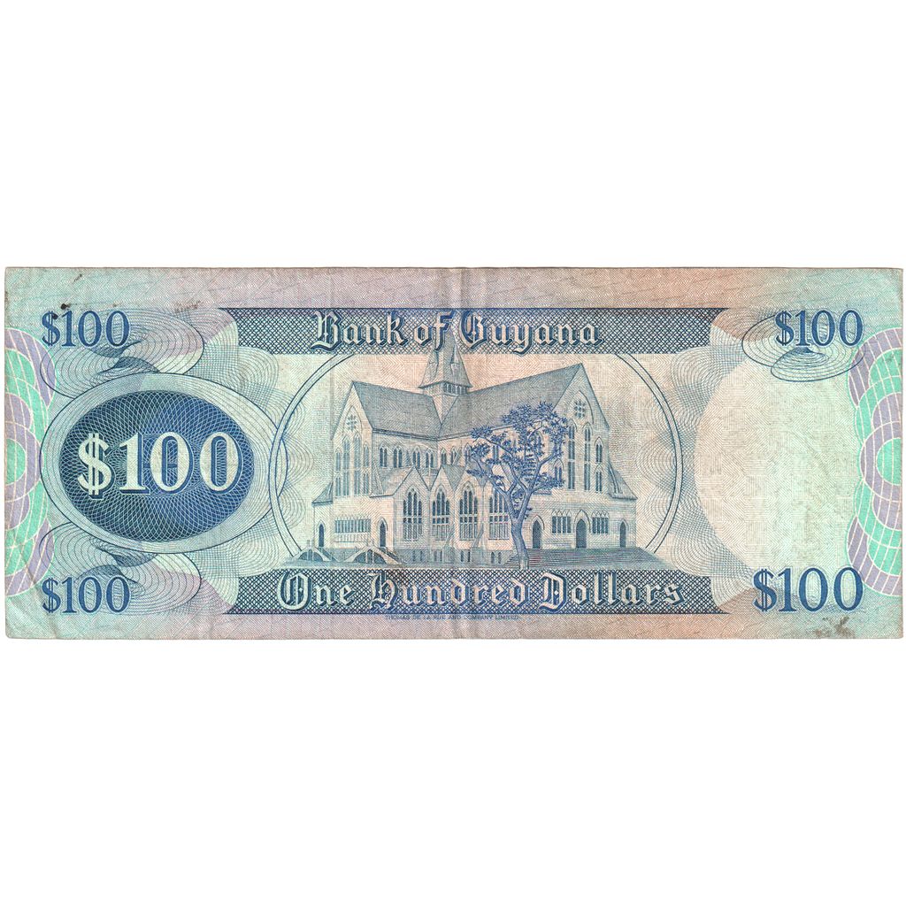 Guyana, 
  
  100 de dolari, 
  
  EF(40-45)