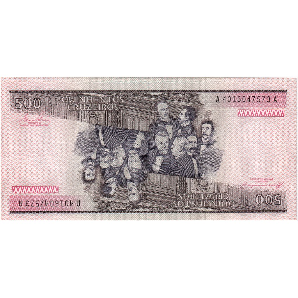 Brazilia, 
  
  500 de Cruzeiros, 
  
  KM: 200b