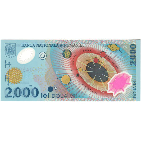 bancnota, 
  
  România, 
  
  2000 lei