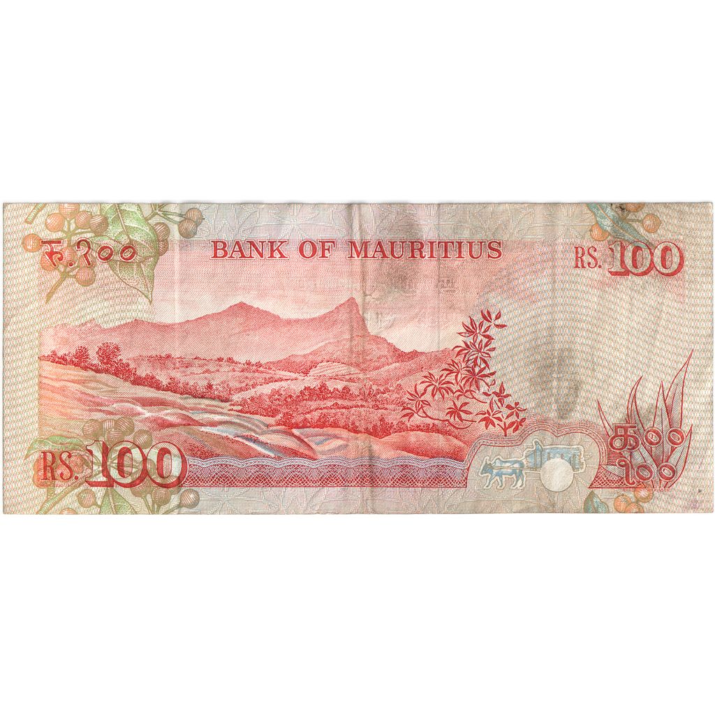 Mauritius, 
  
  100 de rupii, 
  
  EF(40-45)