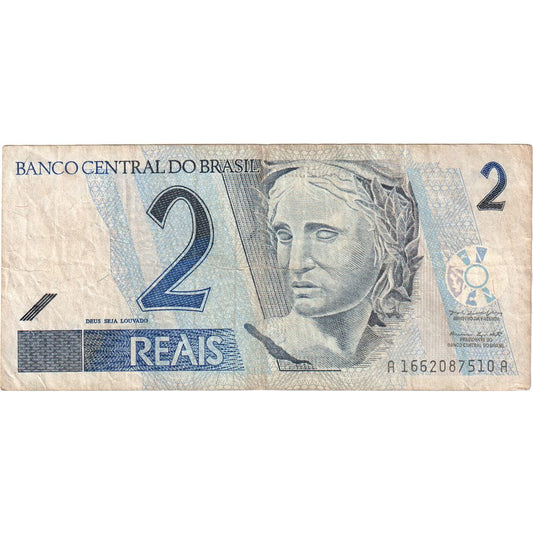 Brazilia, 
  
  2 Reali, 
  
  Nedatat (2001)