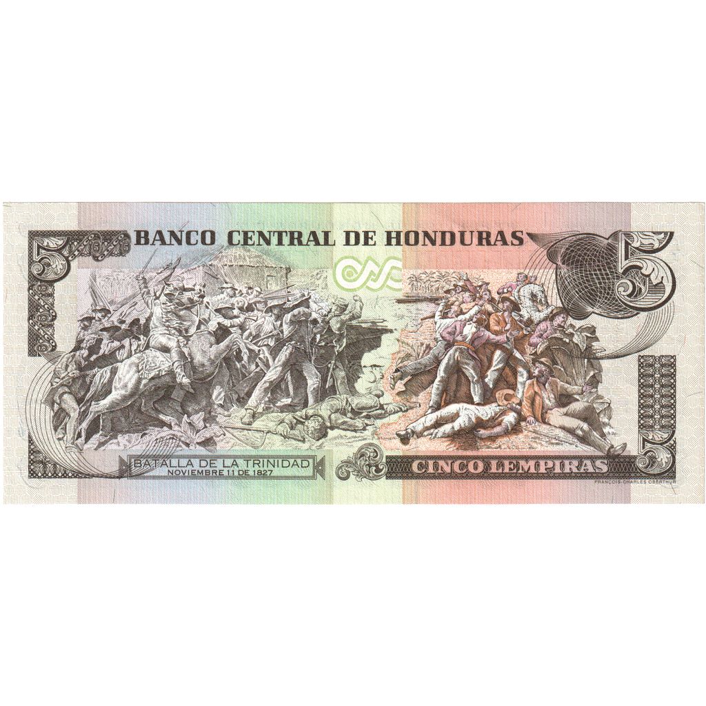 Honduras, 
  
  5 Lempire, 
  
  12-12-1996