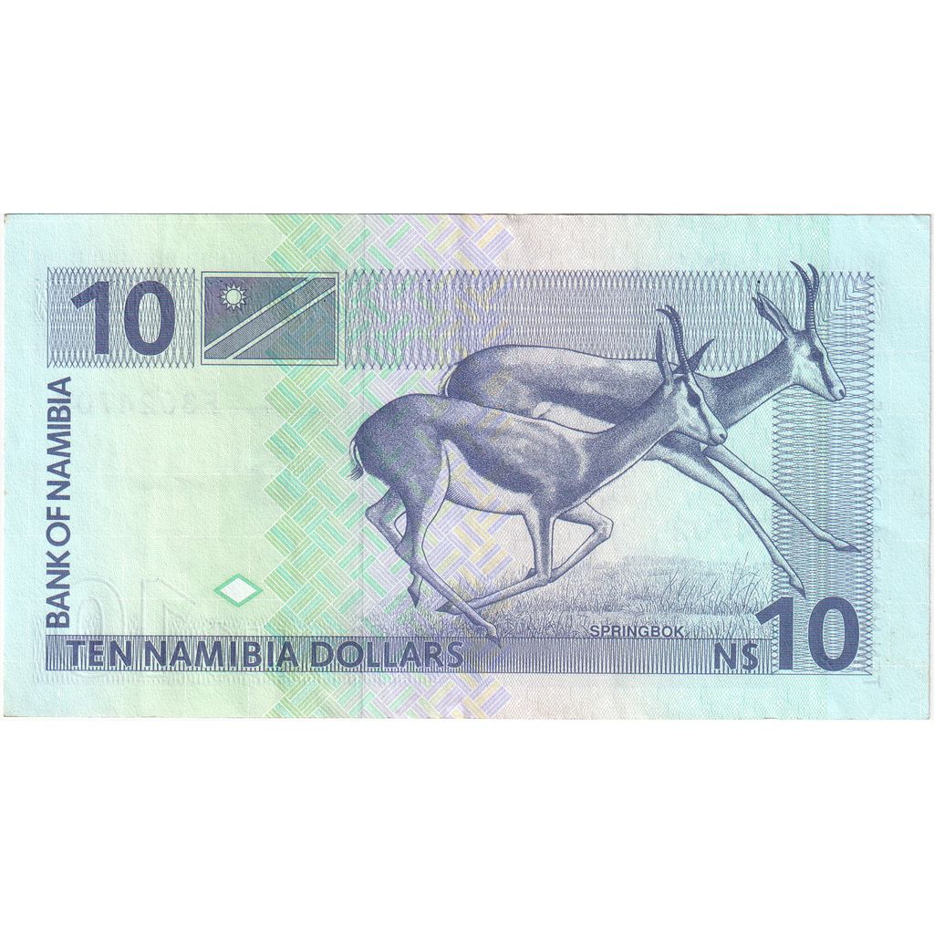 Namibia, 
  
  10 dolari namibieni, 
  
  UNC(65-70)