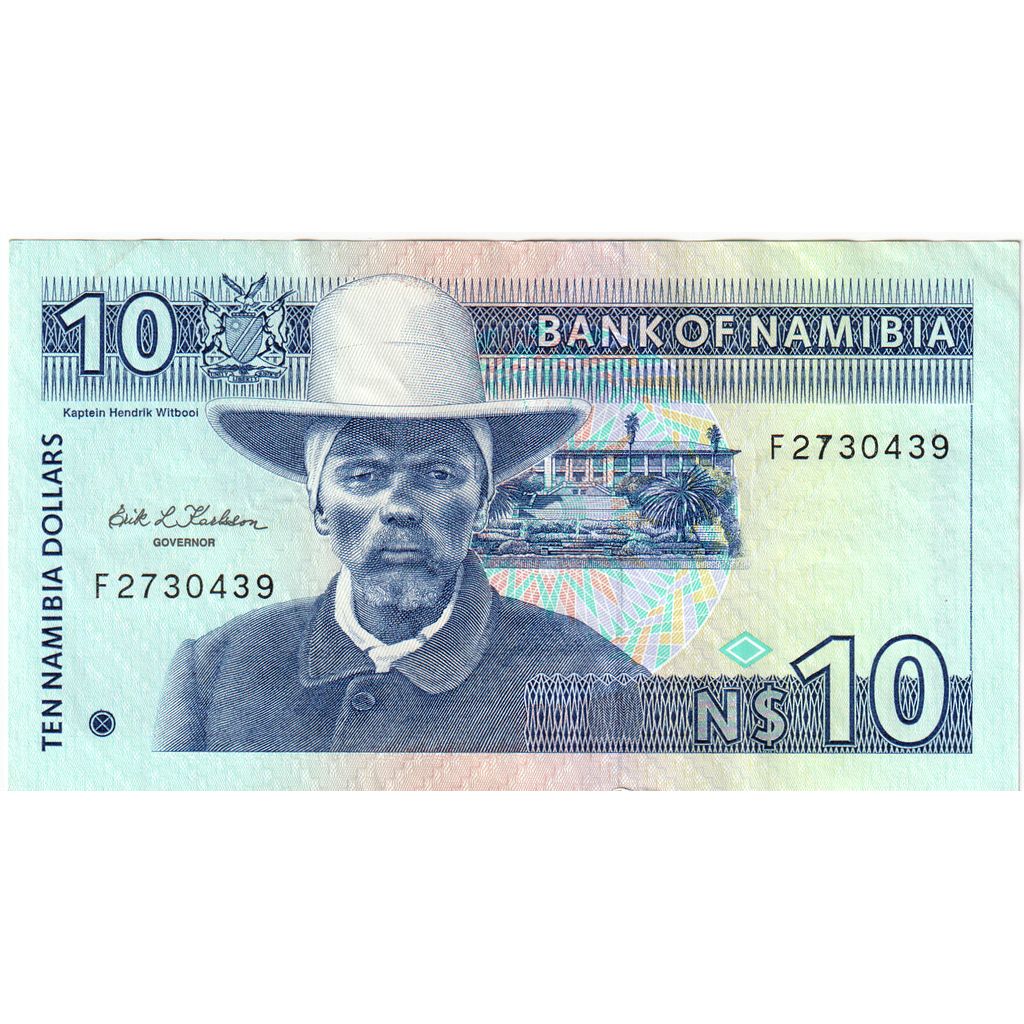 Namibia, 
  
  10 dolari namibieni, 
  
  AU(55-58)