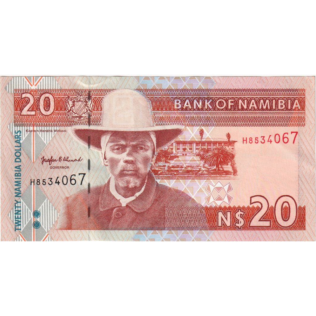 Namibia, 
  
  20 de dolari namibieni, 
  
  UNC(65-70)