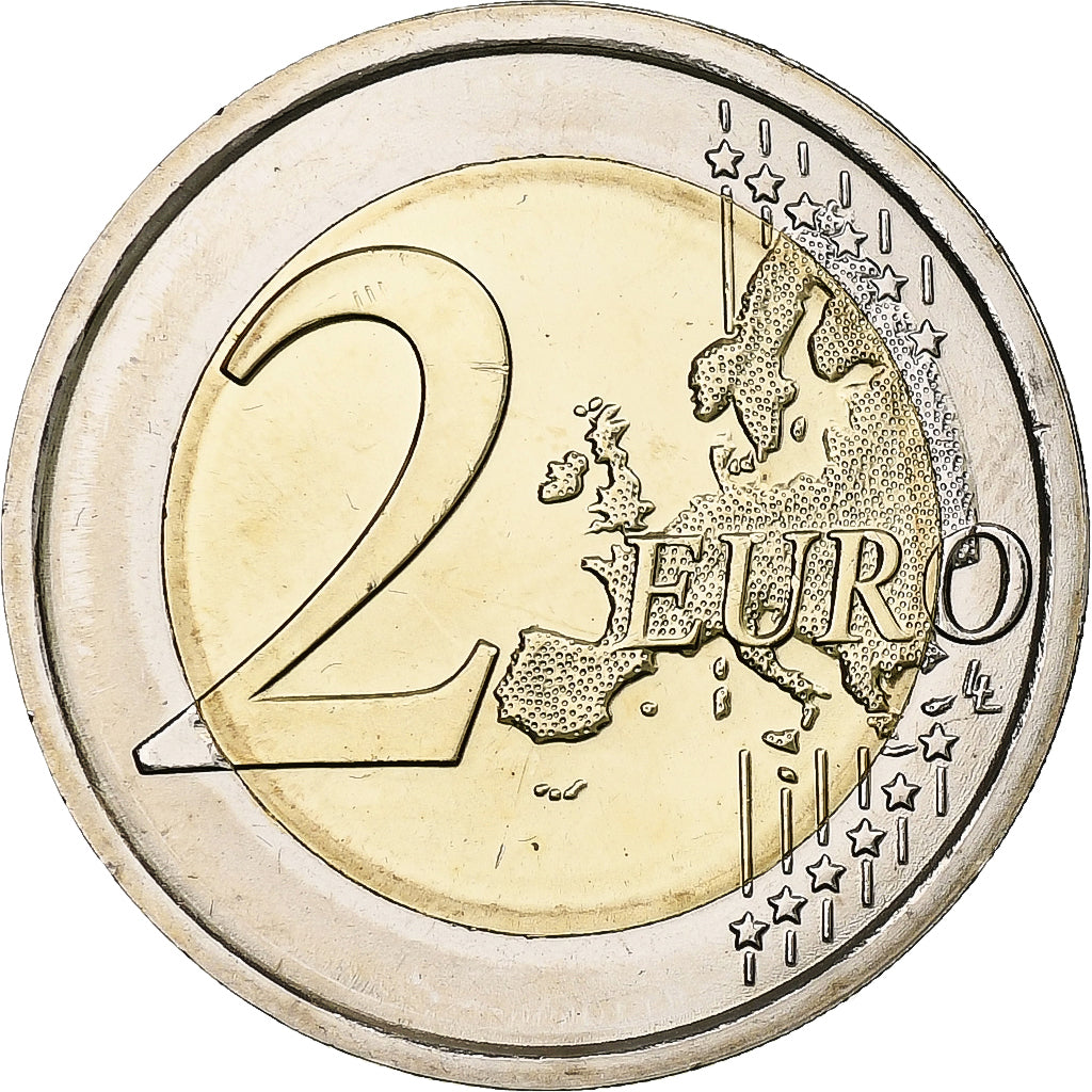 Italia, 
  
  2 euro, 
  
  60ème aniversare a Ministerului Sănătății