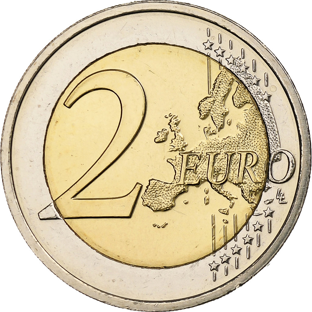 Luxemburg, 
  
  2 euro, 
  
  30 ans du drapeau de l'UE