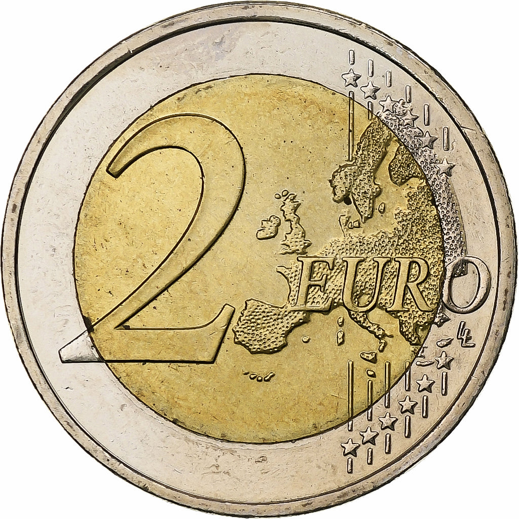 Grecia, 
  
  2 euro, 
  
  Uniunea economică și monetară