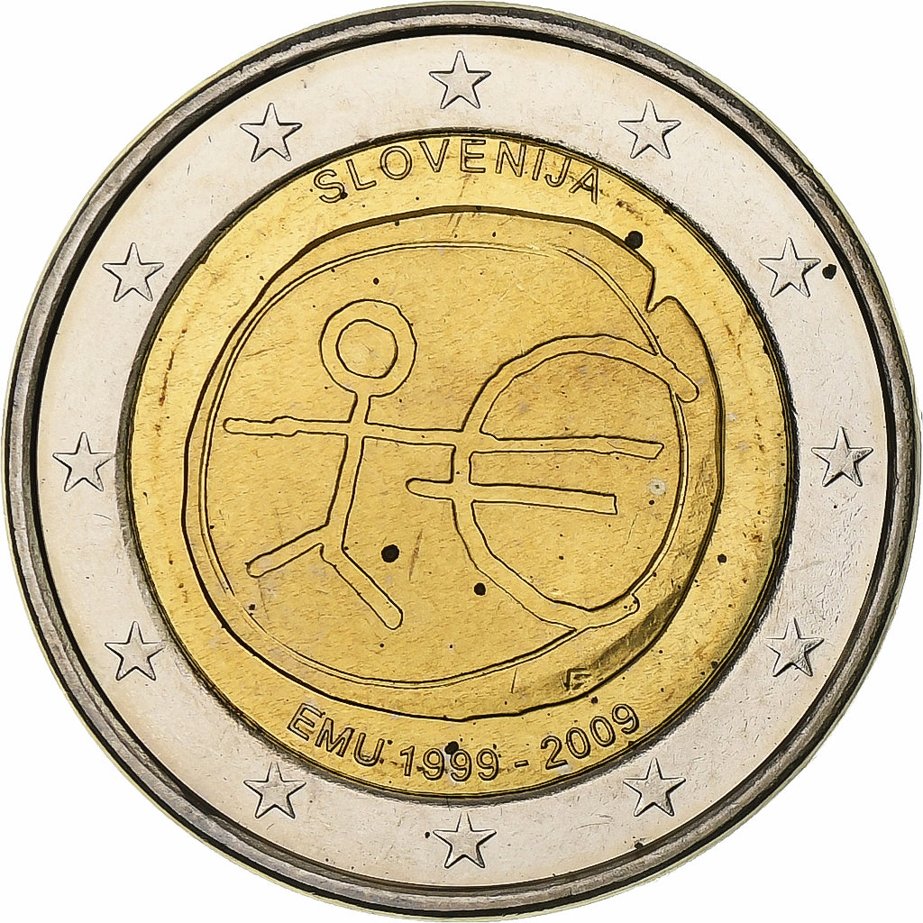 Slovenia, 
  
  2 euro, 
  
  Uniunea economică și monetară