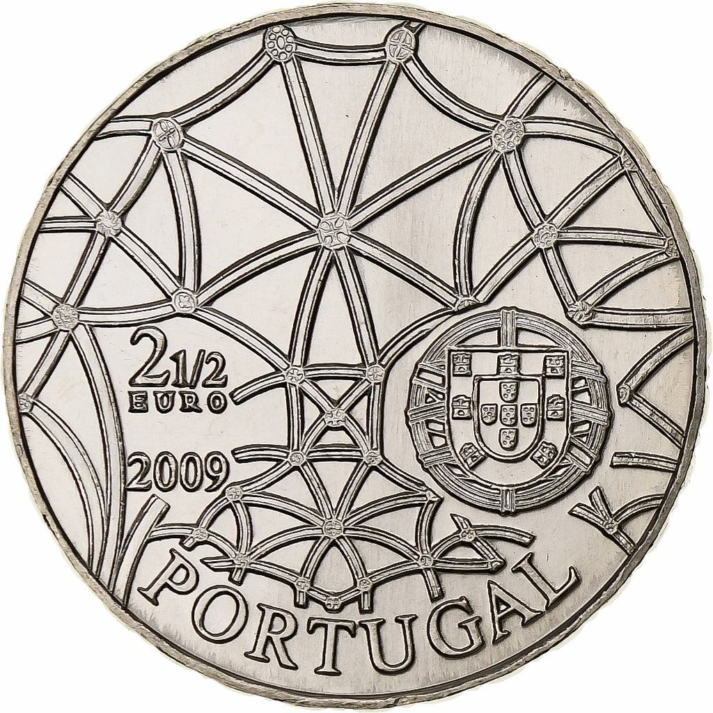 Portugalia, 
  
  2-1/2 euro, 
  
  Patrimoniul Mondial Unesco - Mănăstirea Jerónimos