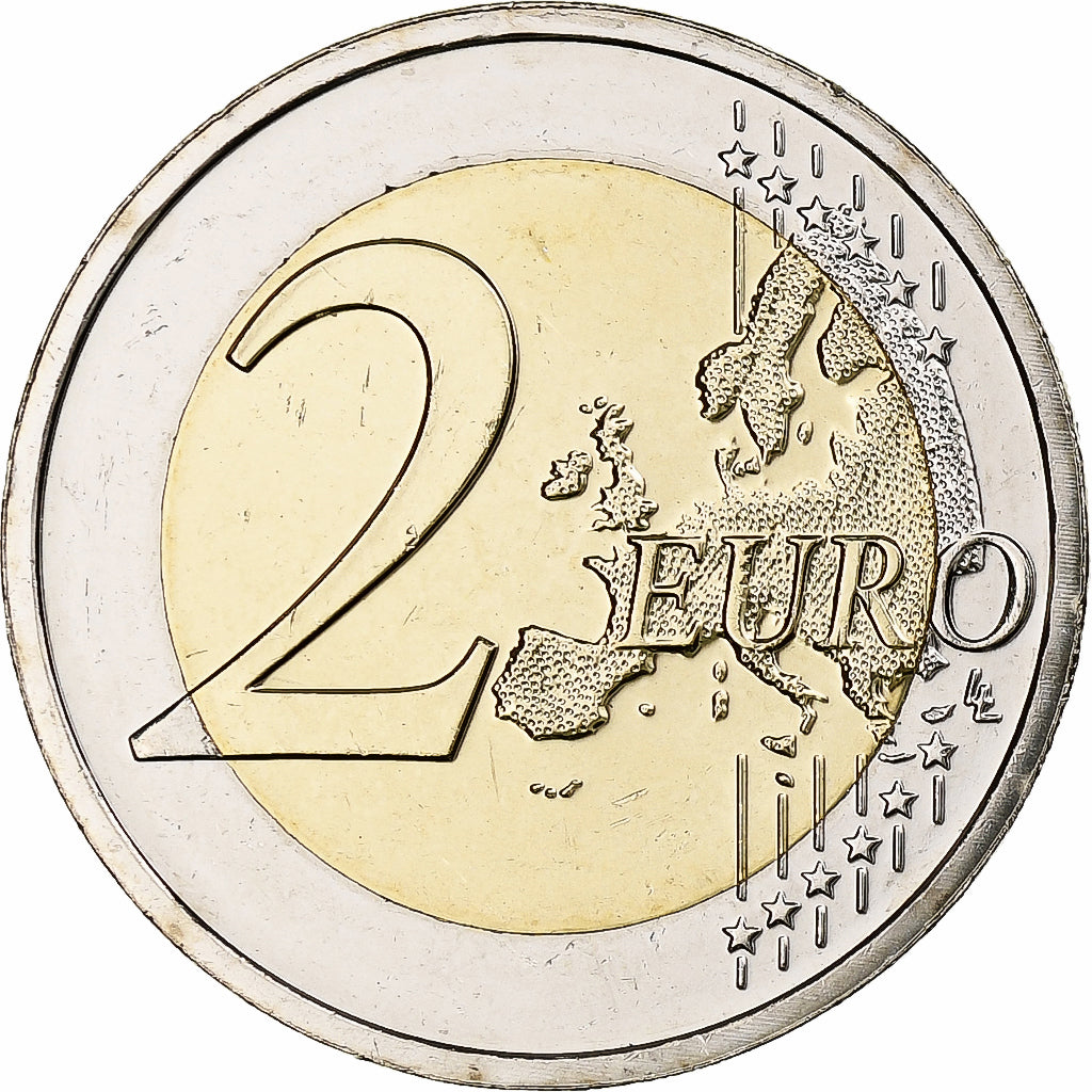 Olanda, 
  
  2 euro, 
  
  30 ans du drapeau de l'UE