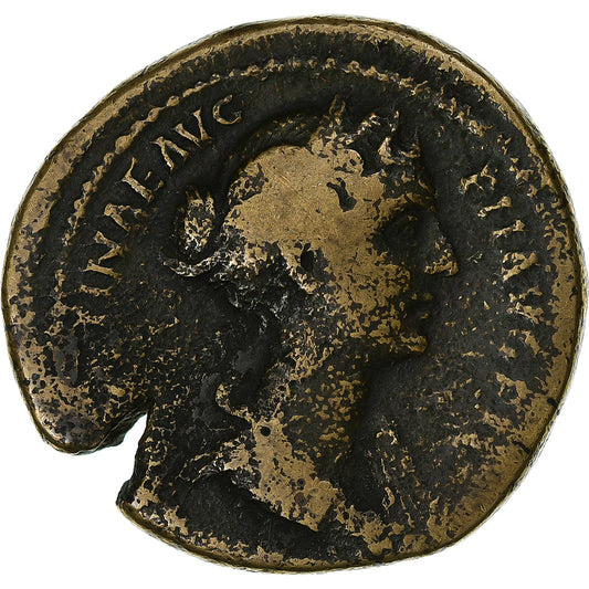 Faustina a II-a, 
  
  Sestertius, 
  
  145-161