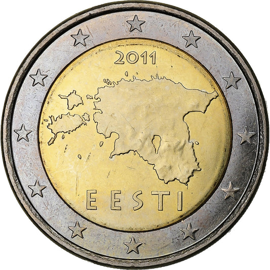 Estonia, 
  
  2 euro, 
  
  2011