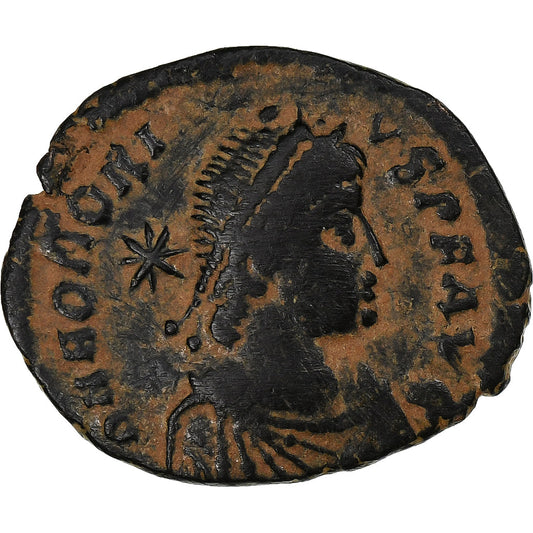 Honorius, 
  
  Follis, 
  
  406-408