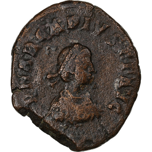 Arcadius, 
  
  Follis, 
  
  392-395