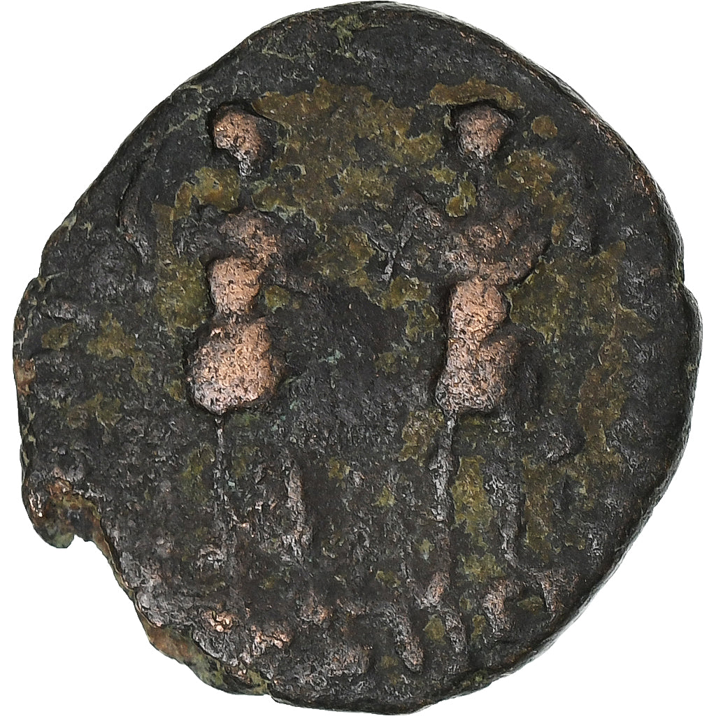 Teodosie al II-lea, 
  
  Follis, 
  
  408-423