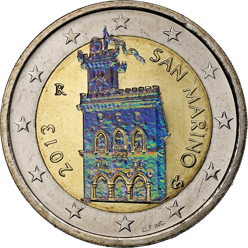 San Marino, 
  
  2 euro, 
  
  Irizant