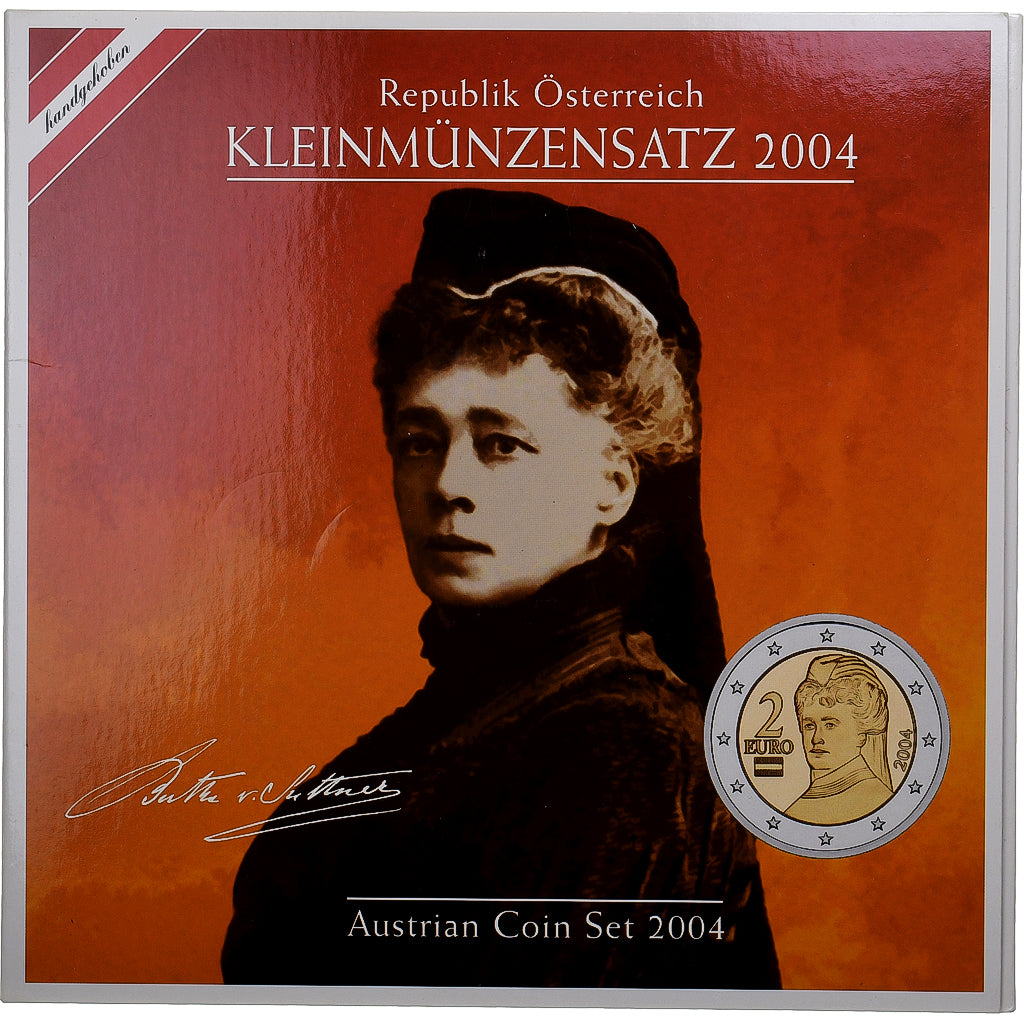 Austria, 
  
  Set 1 ct. - 2 euro, 
  
  Bertha von Suttner