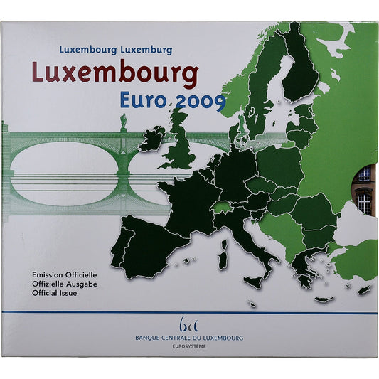 Luxemburg, 
  
  Set 1 ct. - 2 euro, 
  
  BU