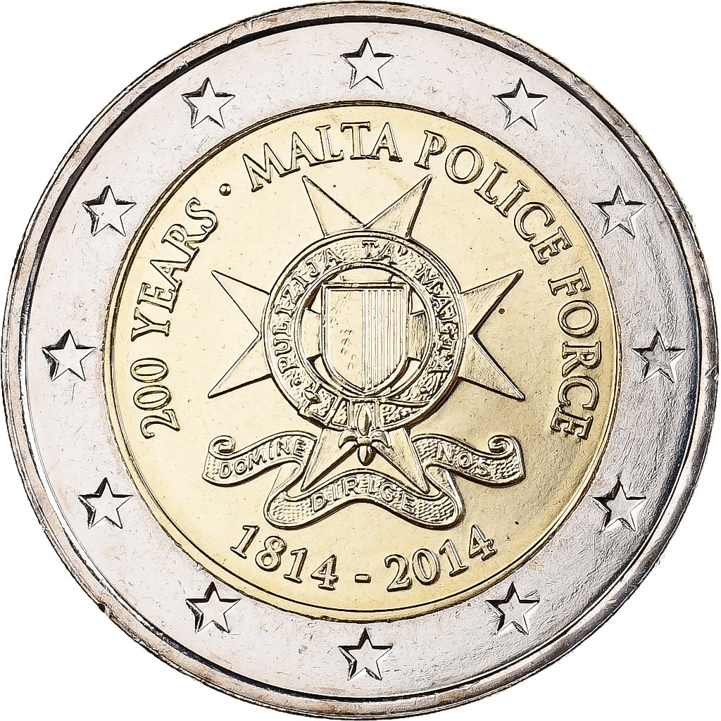 Malta, 
  
  2 euro, 
  
  Poliția din Malta