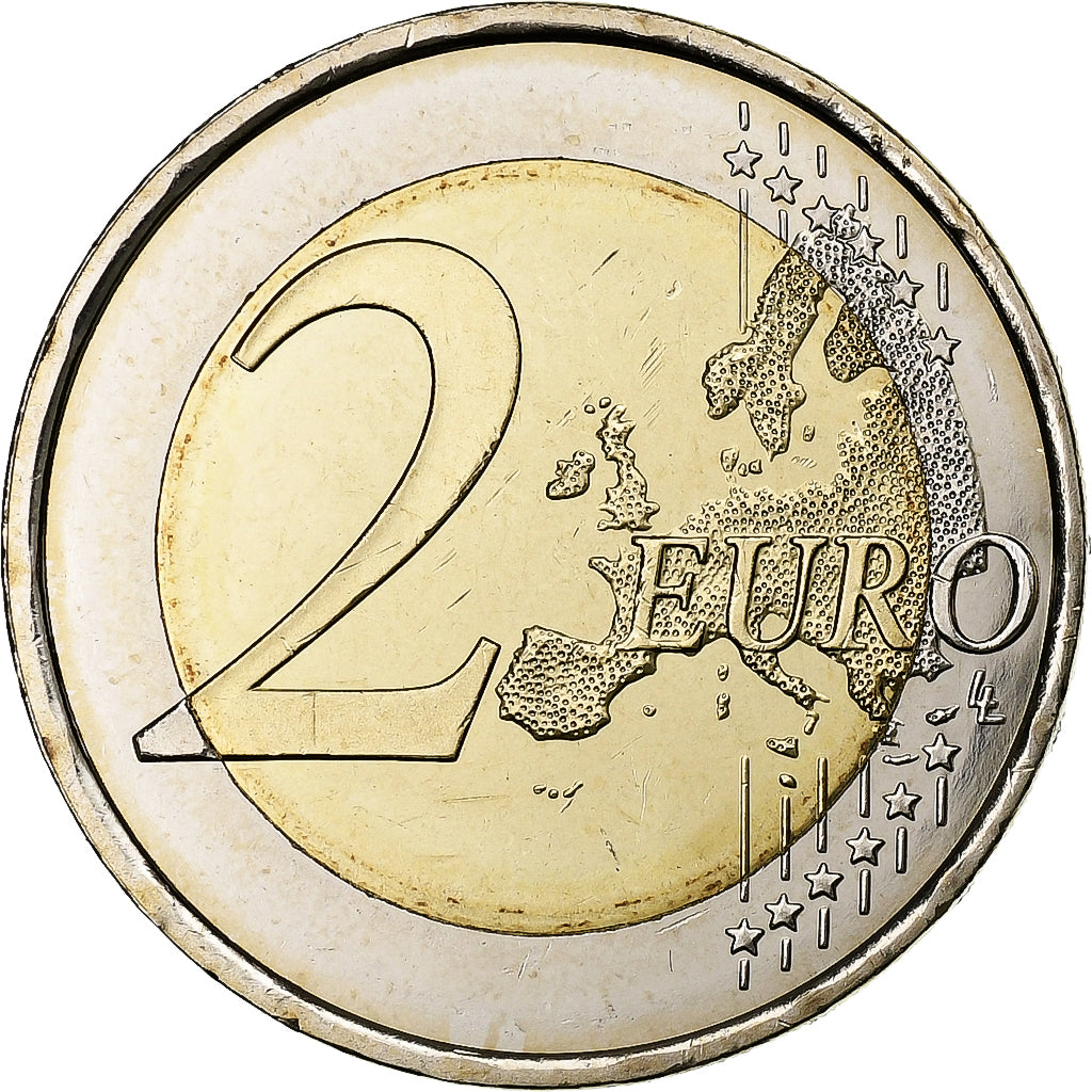 Spania, 
  
  2 euro, 
  
  Aderarea lui Felipe al VI-lea la tronul Spaniei