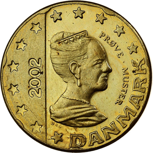 Danemarca, 
  
  Margrethe II, 
  
  20 Centimi