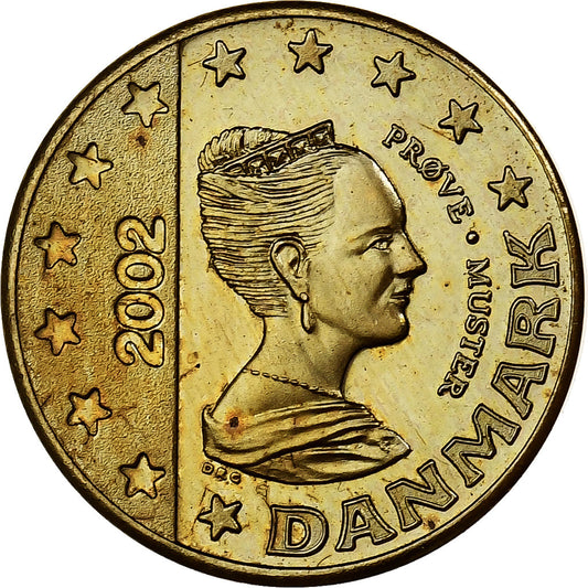 Danemarca, 
  
  Margrethe II, 
  
  10 Centimi