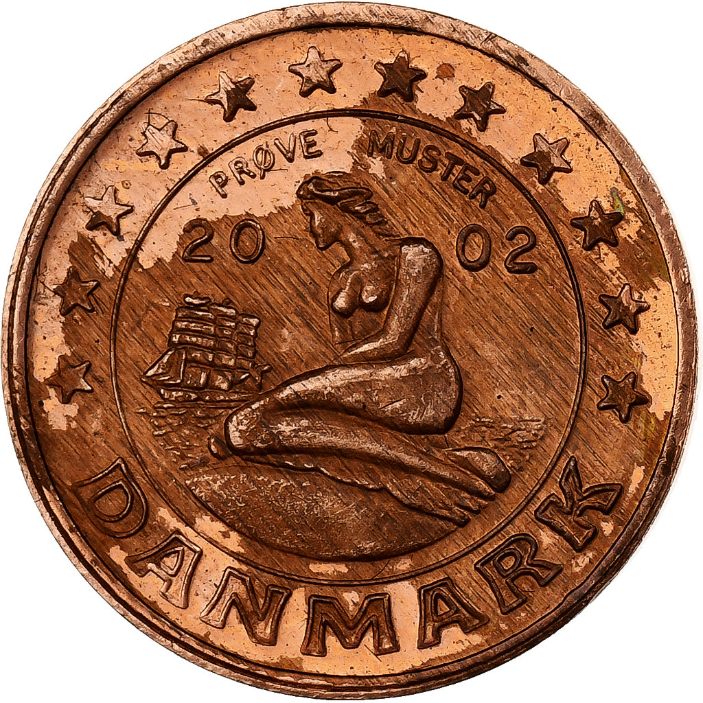 Danemarca, 
  
  Margrethe II, 
  
  1 Centime