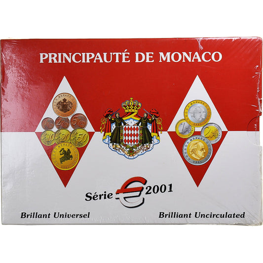 Monaco, 
  
  Rainier III, 
  
  Set 1 ct. - 2 euro