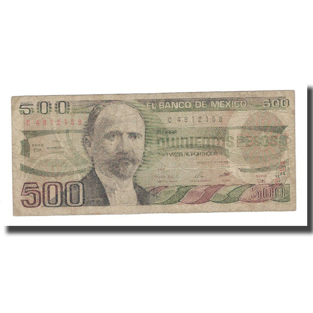 bancnota, 
  
  Mexic, 
  
  500 de pesos