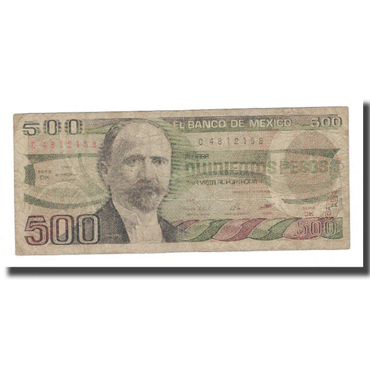 bancnota, 
  
  Mexic, 
  
  500 de pesos