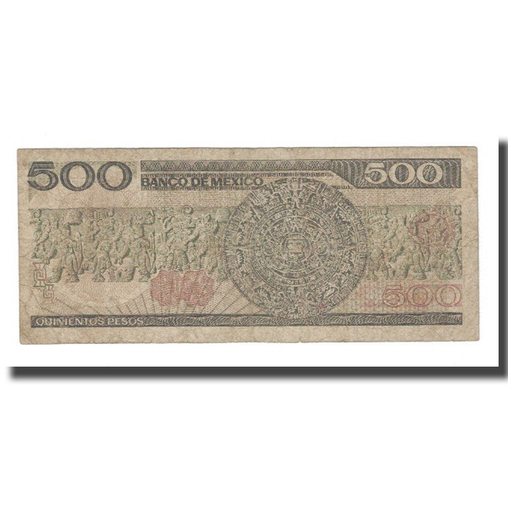 bancnota, 
  
  Mexic, 
  
  500 de pesos