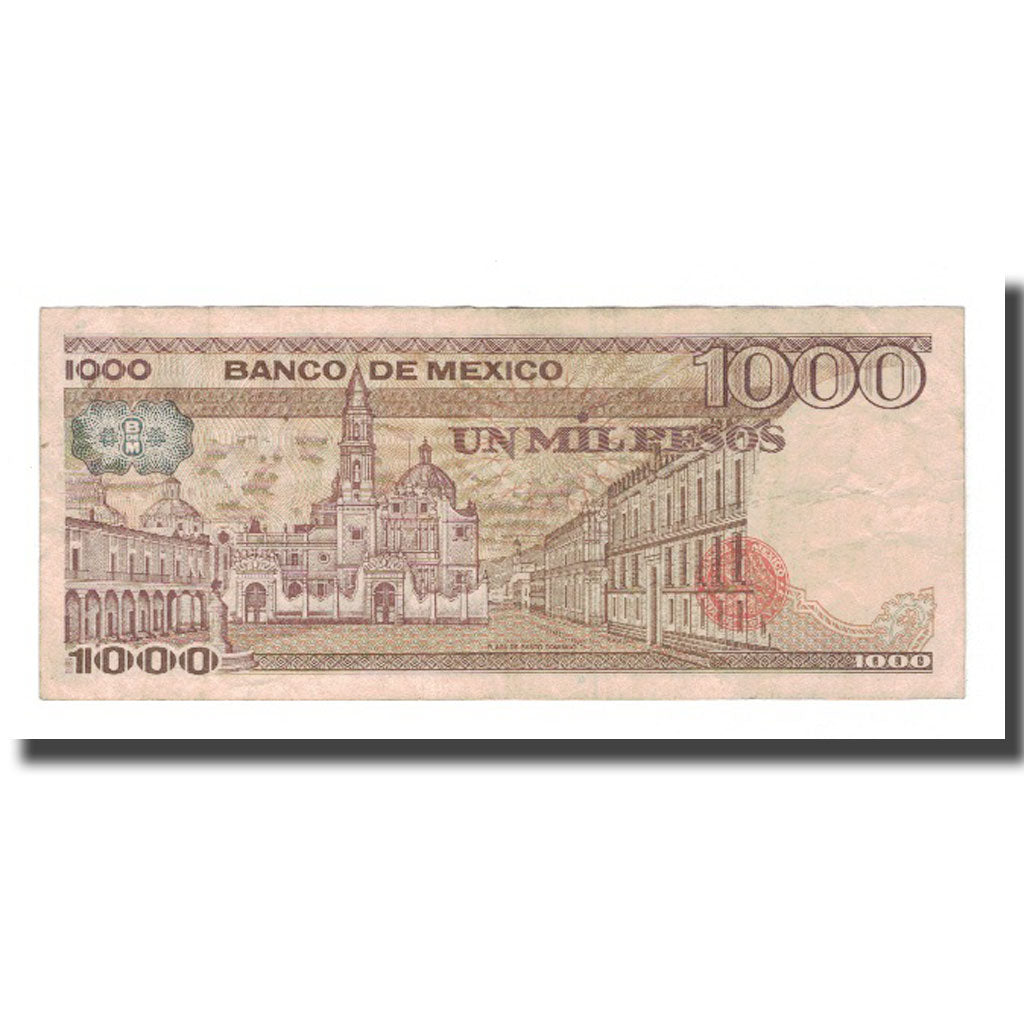 bancnota, 
  
  Mexic, 
  
  1000 de pesos