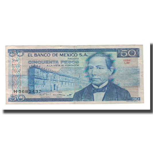 bancnota, 
  
  Mexic, 
  
  50 de pesos